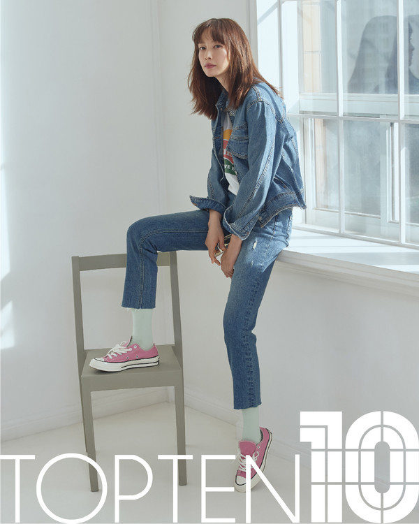 ▲ 탑텐, '2020 SS 데님 컬렉션' 출시... 이나영 美친 데님핏 (사진=탑텐)